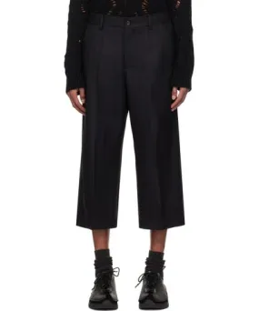 Our Legacy Black Tuxedo Capri Trousers