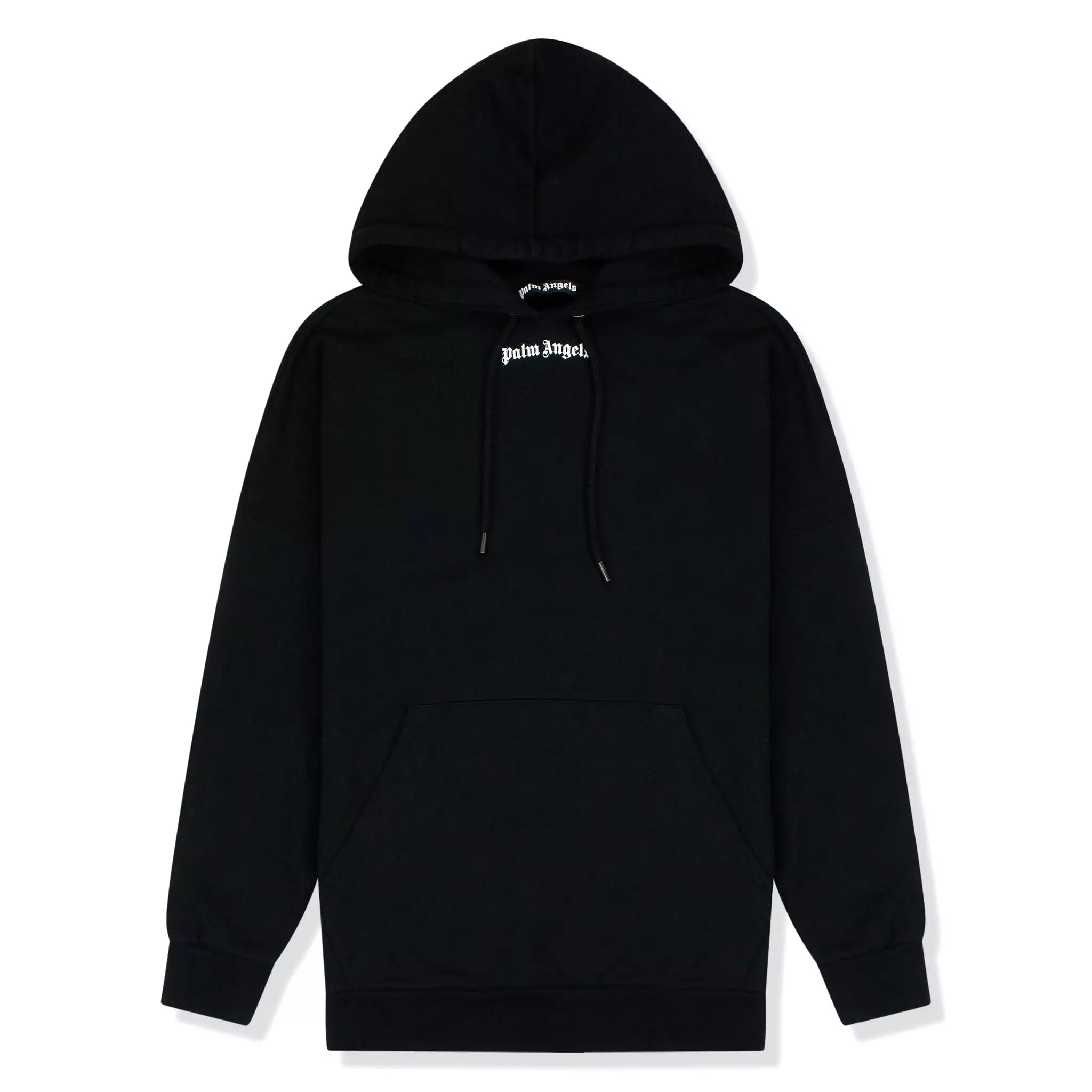 Palm Angels Over The Head Logo Black Hoodie