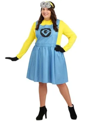 Plus Size Women's Minion Costume Dress | Minion Costumes