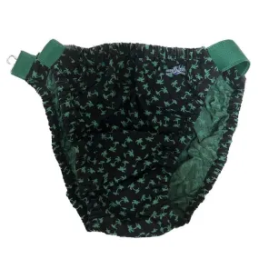 PORT CROS COSTUME SLIP PALME NERO/VERDE