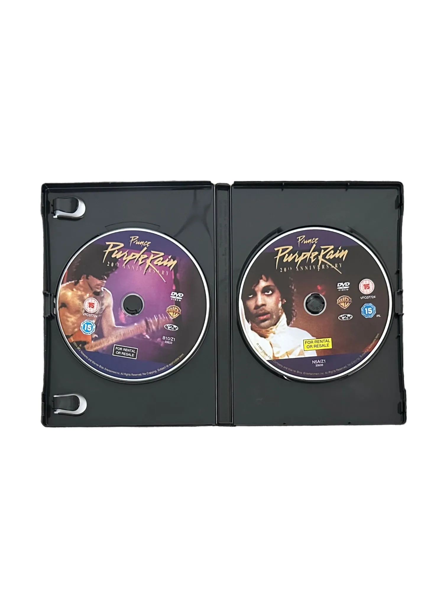 Prince – & The Revolution – Purple Rain Movie Two Disc DVD 20th Anniversary NEW: