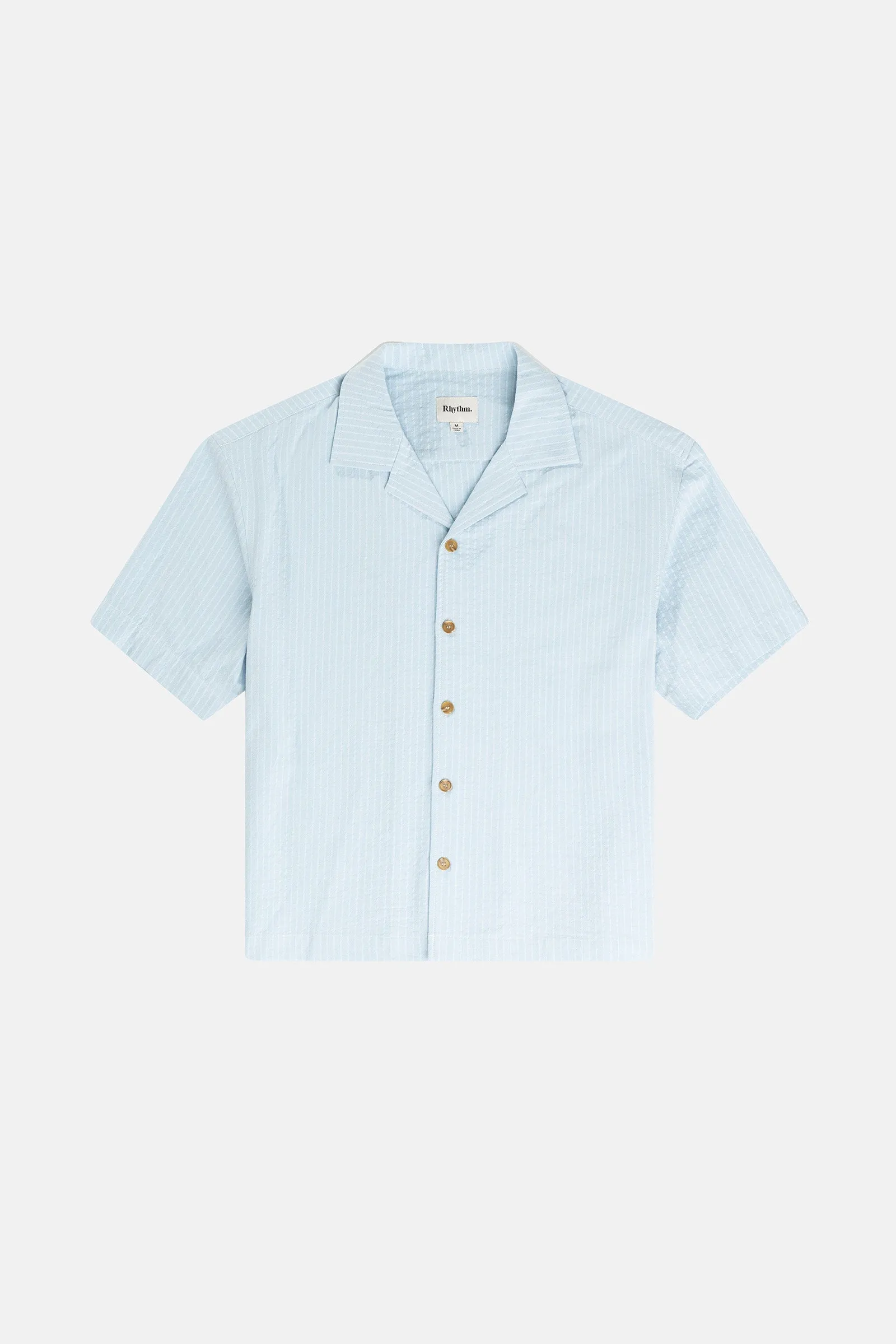 Relaxed Check Ss Shirt Blue