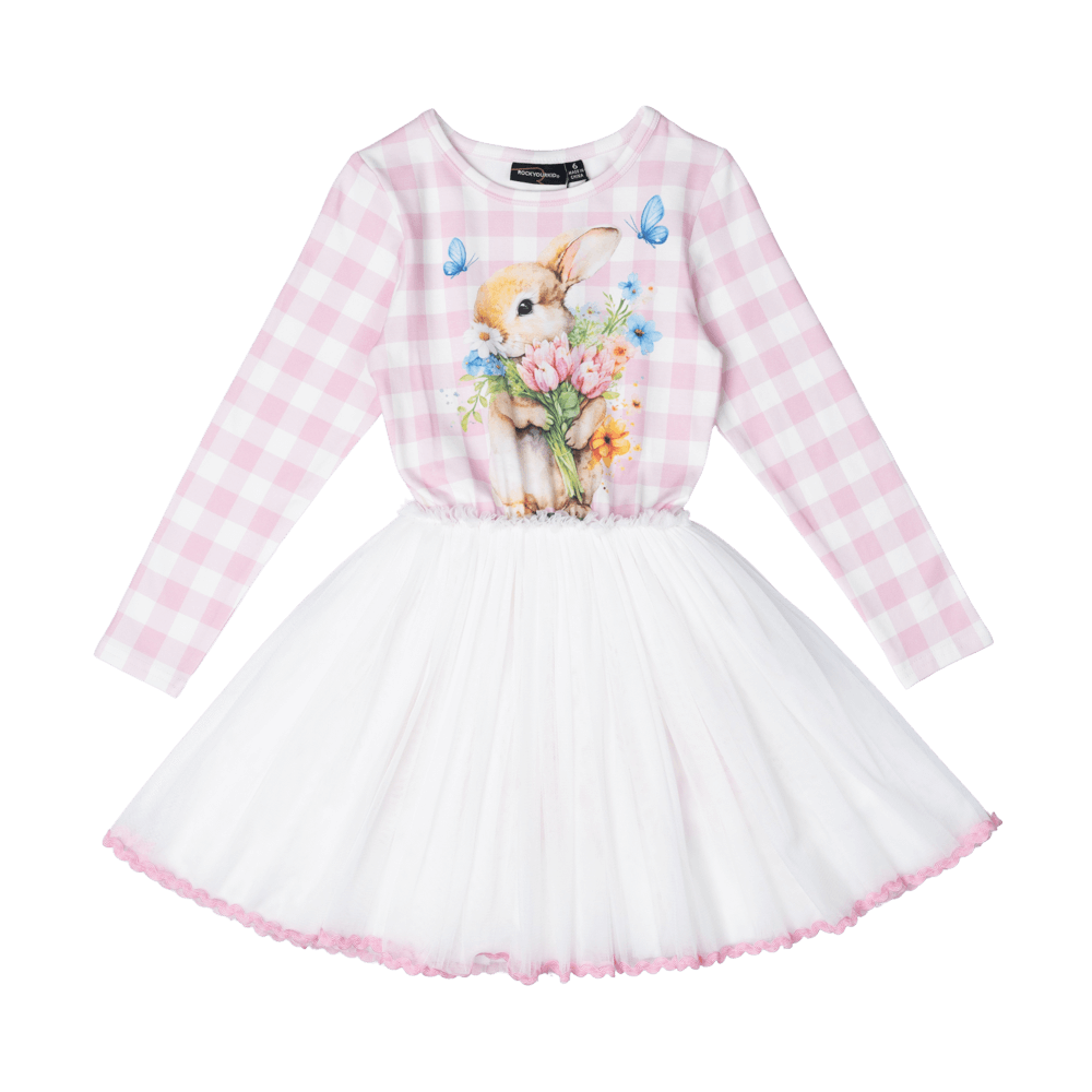 Rock Your Baby Bunny Bouquet Circus Dress