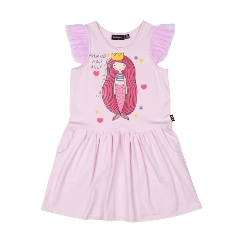 Rock Your Baby Mermaid Dreams Drop Waist Dress