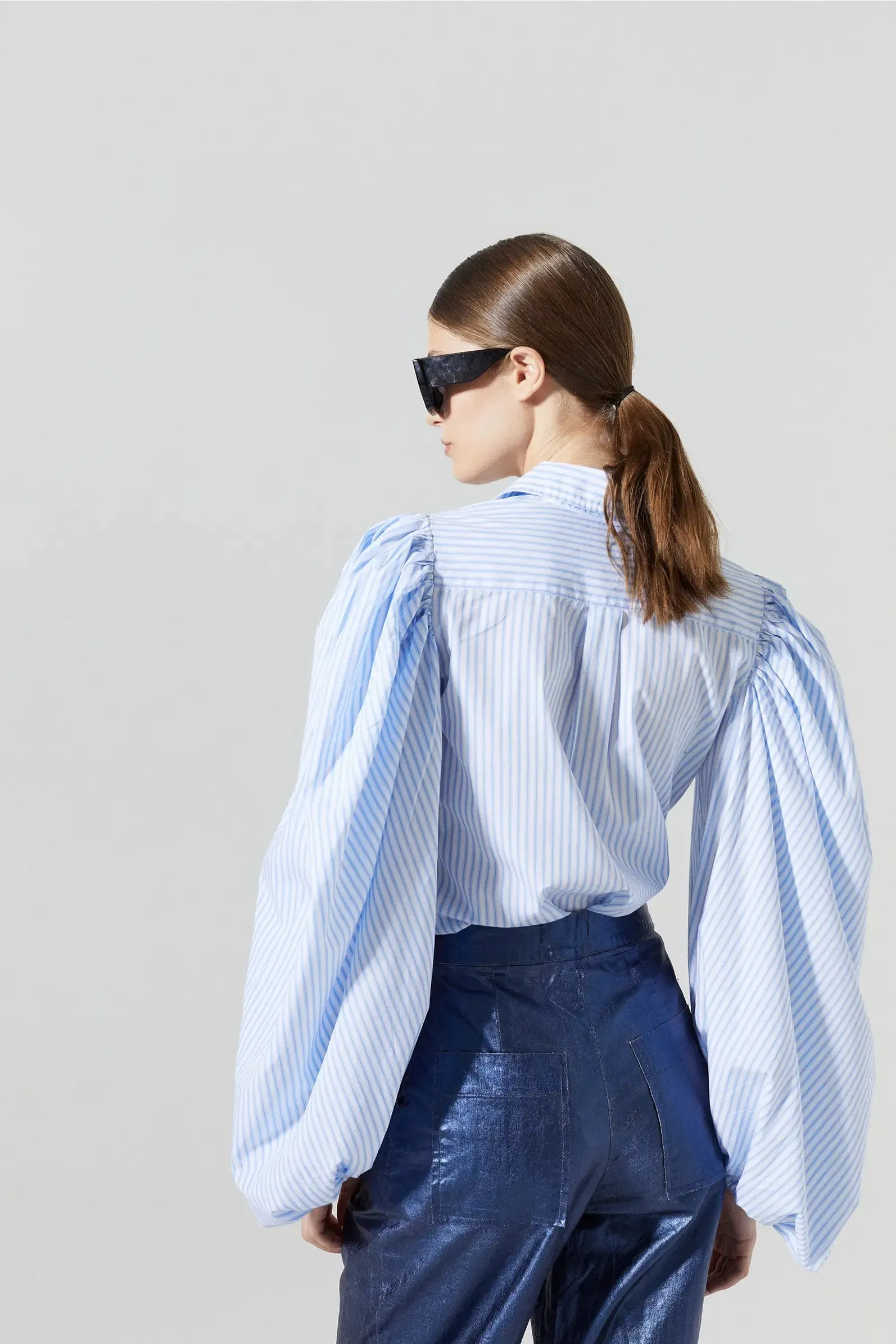 Samba Cotton Poplin Shirt - Stripes