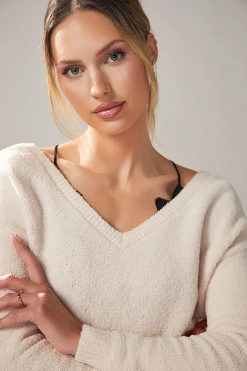 Sicily Knotted Teddy Sweater