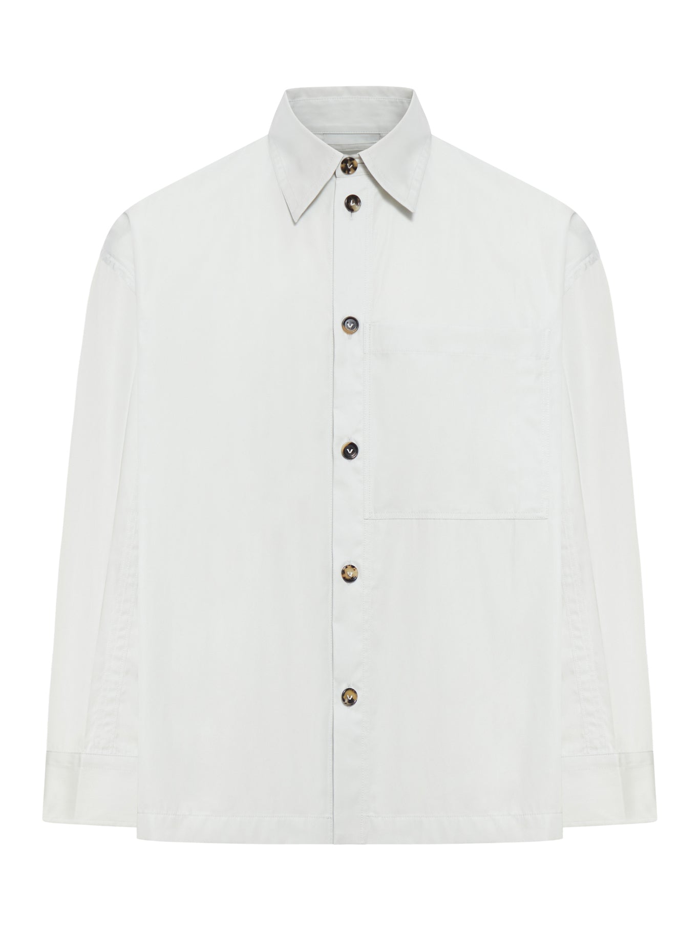 Silk and cotton shirt