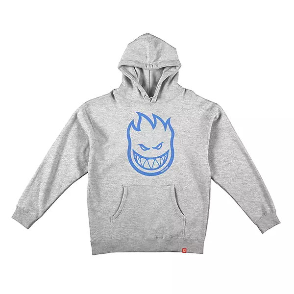 SPITFIRE BIGHEAD HOOD YOUTH GREY HEATHER/LT BLUE