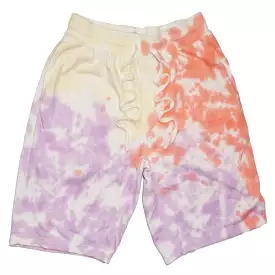 Tie-Dye Shorts (Pink/Yllw/Prp) /D14