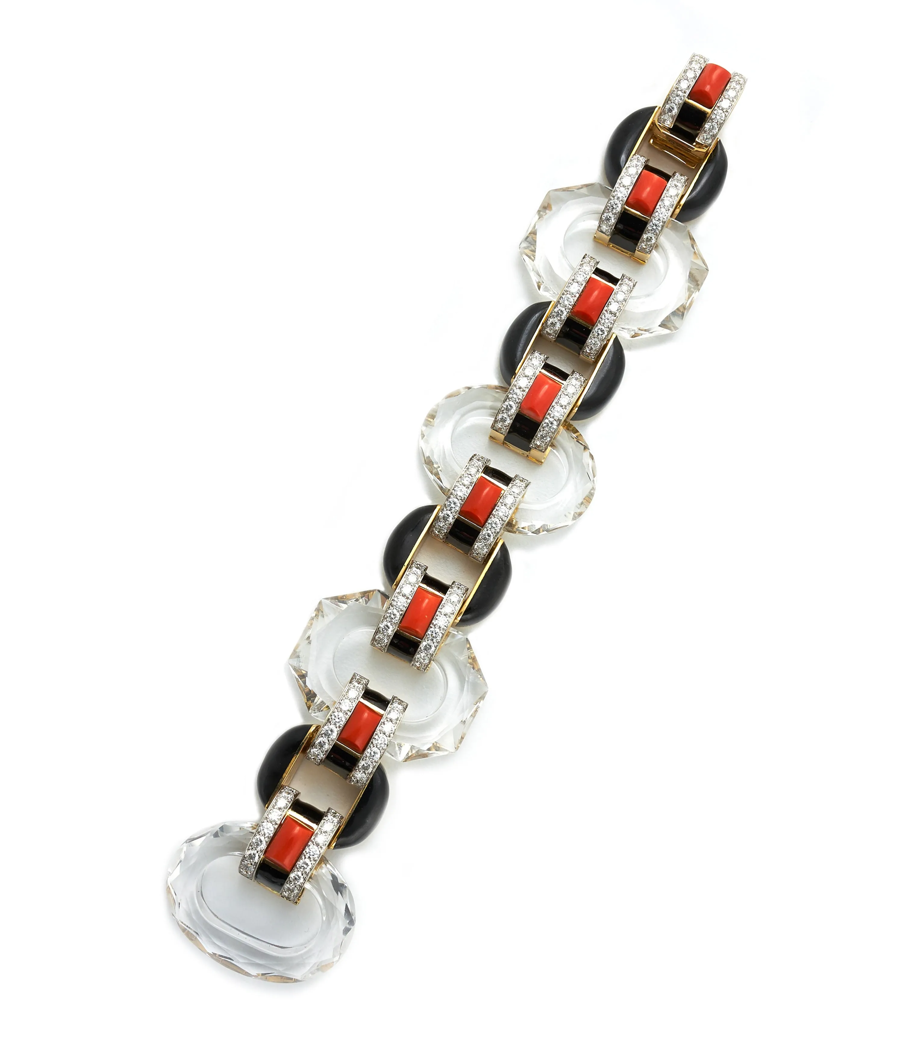 Tuxedo Bracelet, Coral