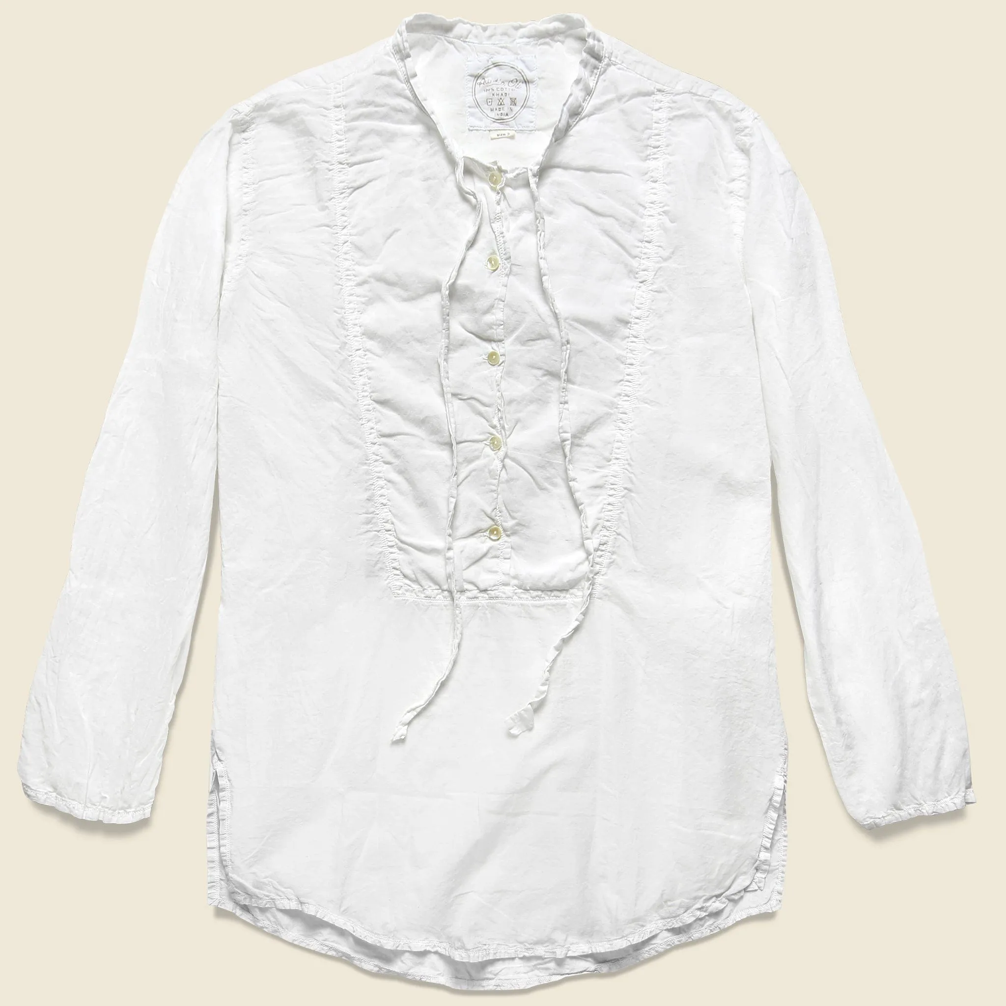 Tuxedo Shirt - White