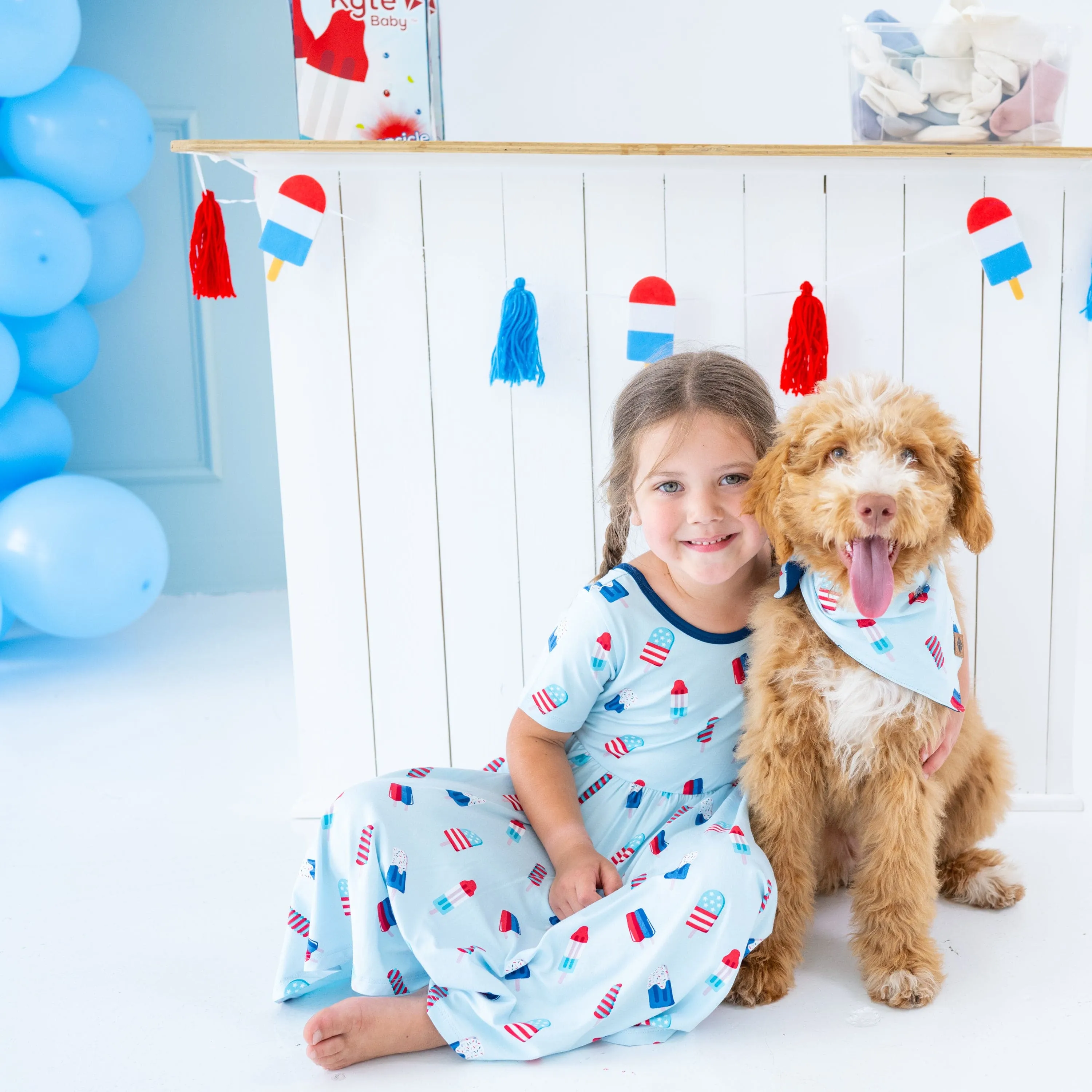 Twirl Dress in Popsicle