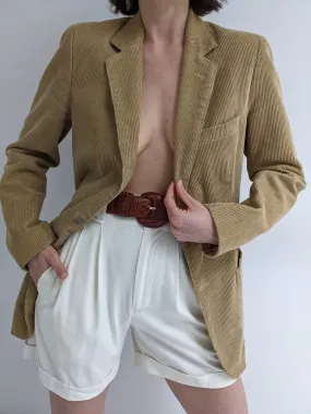 Vintage Camel Corduroy Blazer